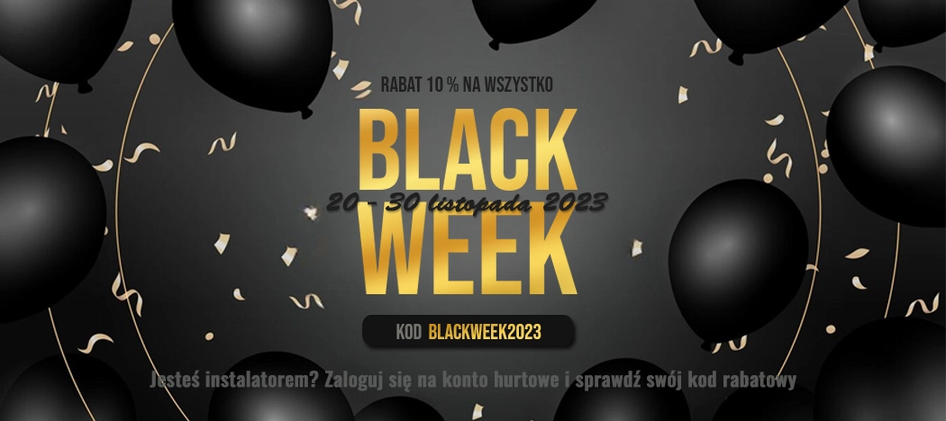 Kod rabatowy na cały koszyk! - Black Week 2023 na Sklep-Jablotron.pl