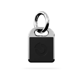 JA-198j dualny brelok RFID 125kHz NFC 13.56MHz metal chrom