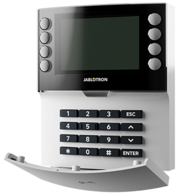JA-155E-NFC Jablotron bezprzewodowa klawiatura z wyświetlaczem LCD czytnikiem NFC