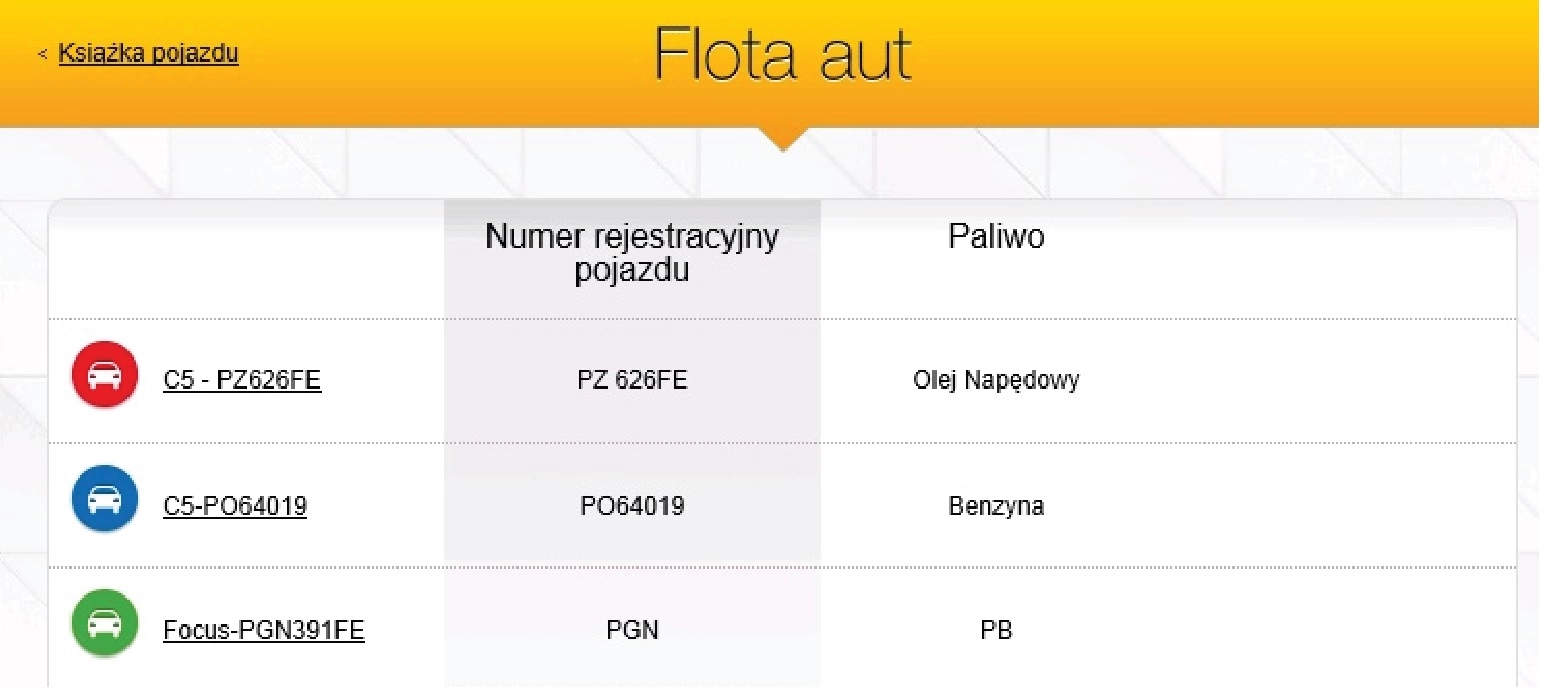 Auto-tropiciel CU-07 - monitorowanie pojazdów